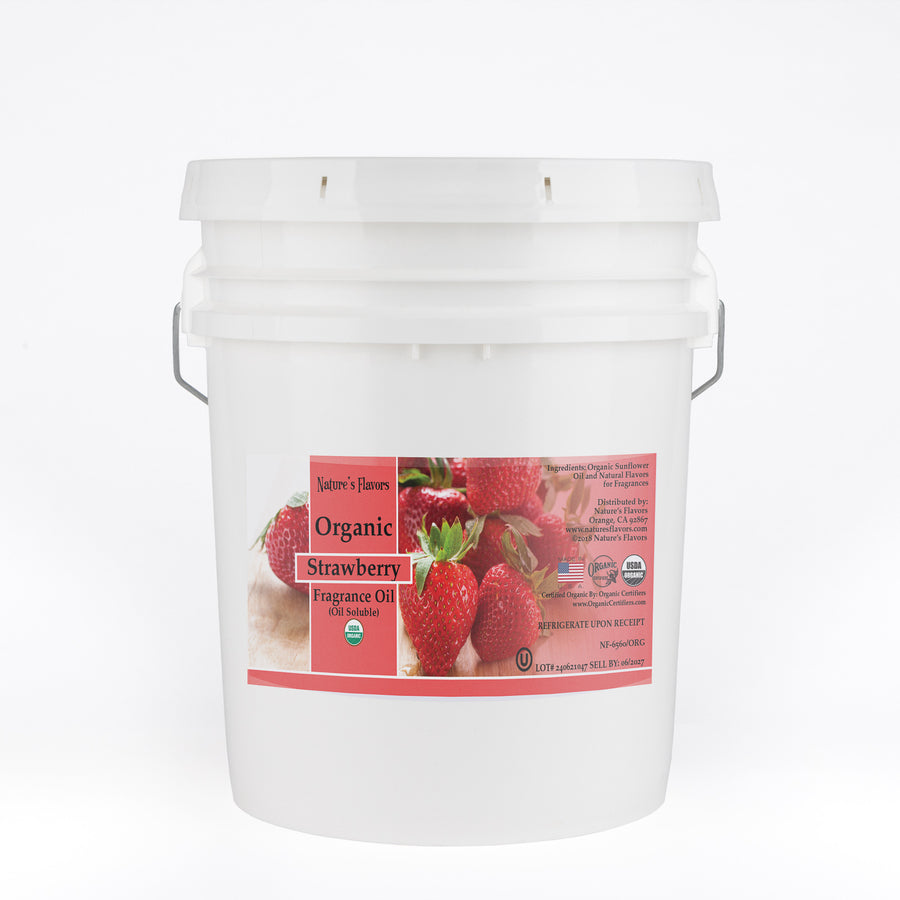 Strawberry Fragrance Oil (Oil Soluble), Organic