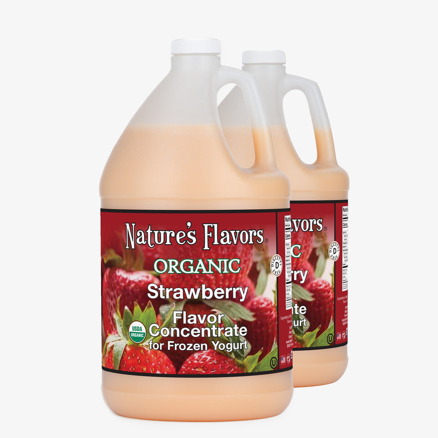 Organic Strawberry Flavor Concentrate Without Diacetyl For Frozen Yogurt
