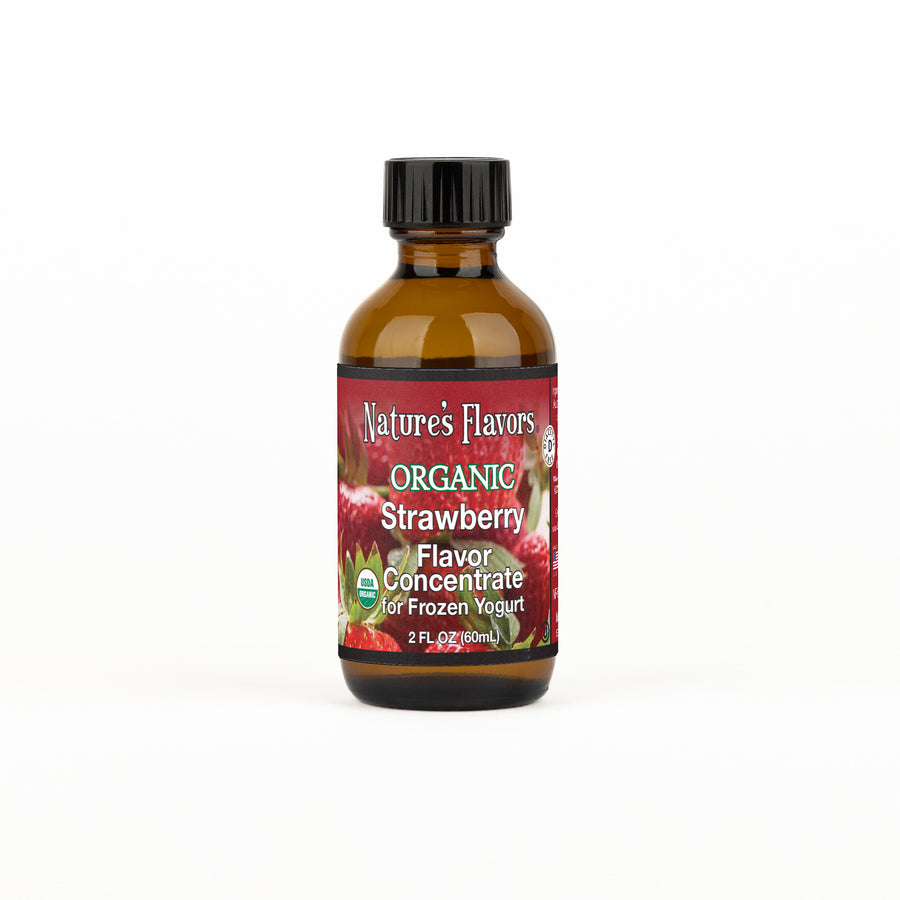 Organic Strawberry Flavor Concentrate Without Diacetyl For Frozen Yogurt