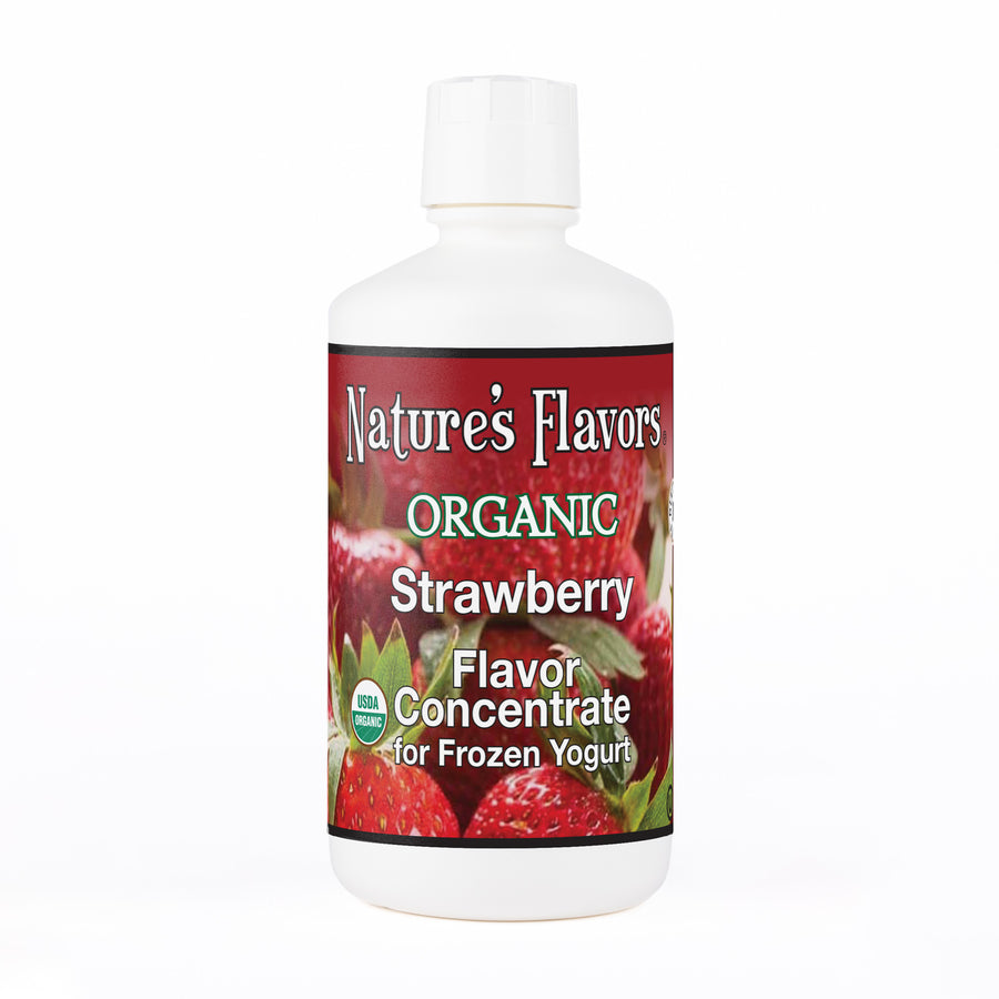Organic Strawberry Flavor Concentrate Without Diacetyl For Frozen Yogurt