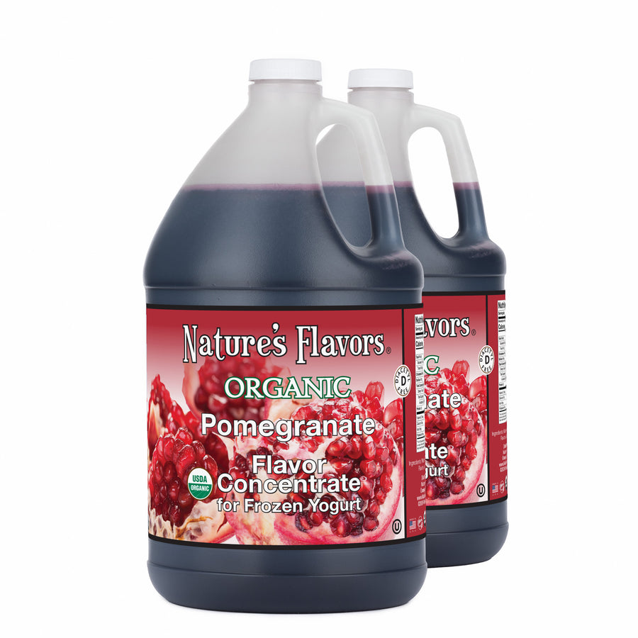 Organic Pomegranate Flavor Concentrate Without Diacetyl For Frozen Yogurt