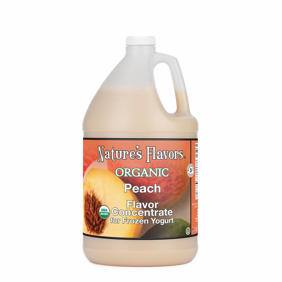 Organic Peach Flavor Concentrate Without Diacetyl For Frozen Yogurt