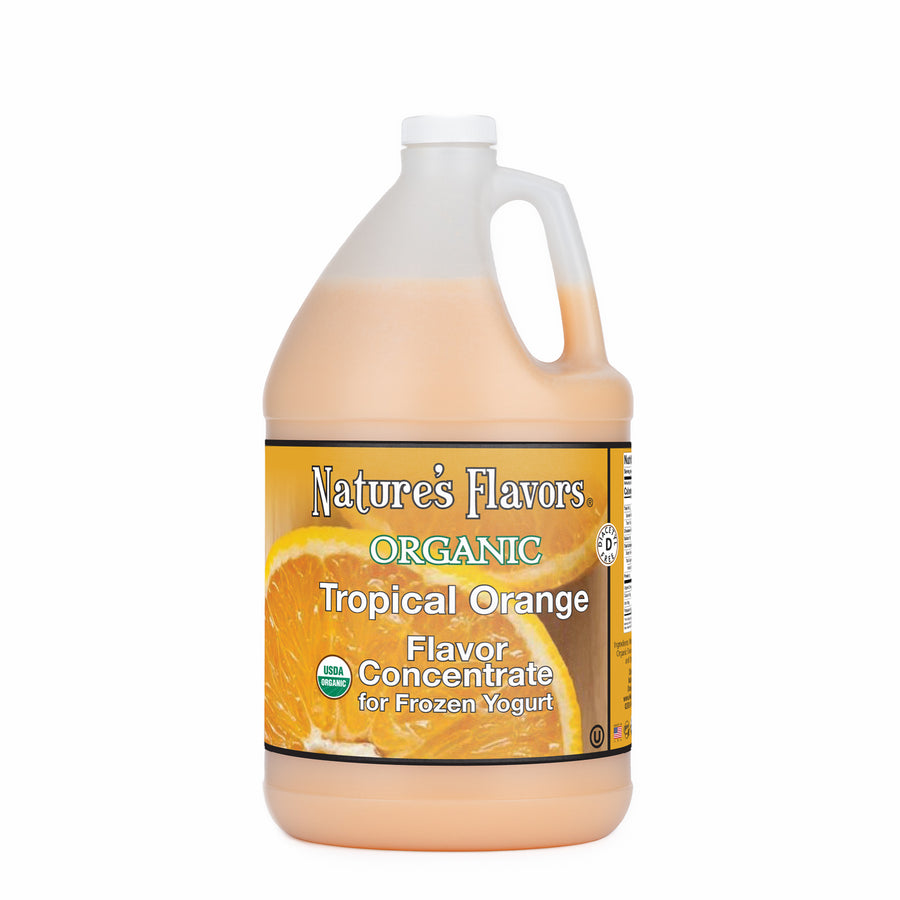 Organic Tropical Orange Flavor Concentrate Without Diacetyl For Frozen Yogurt