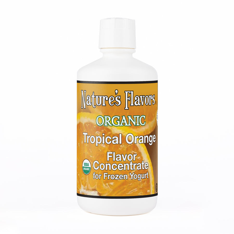 Organic Tropical Orange Flavor Concentrate Without Diacetyl For Frozen Yogurt