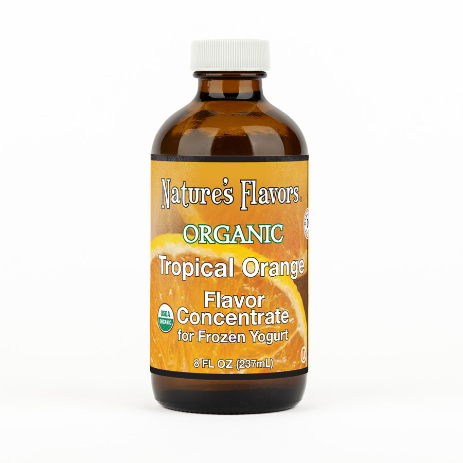Organic Tropical Orange Flavor Concentrate Without Diacetyl For Frozen Yogurt