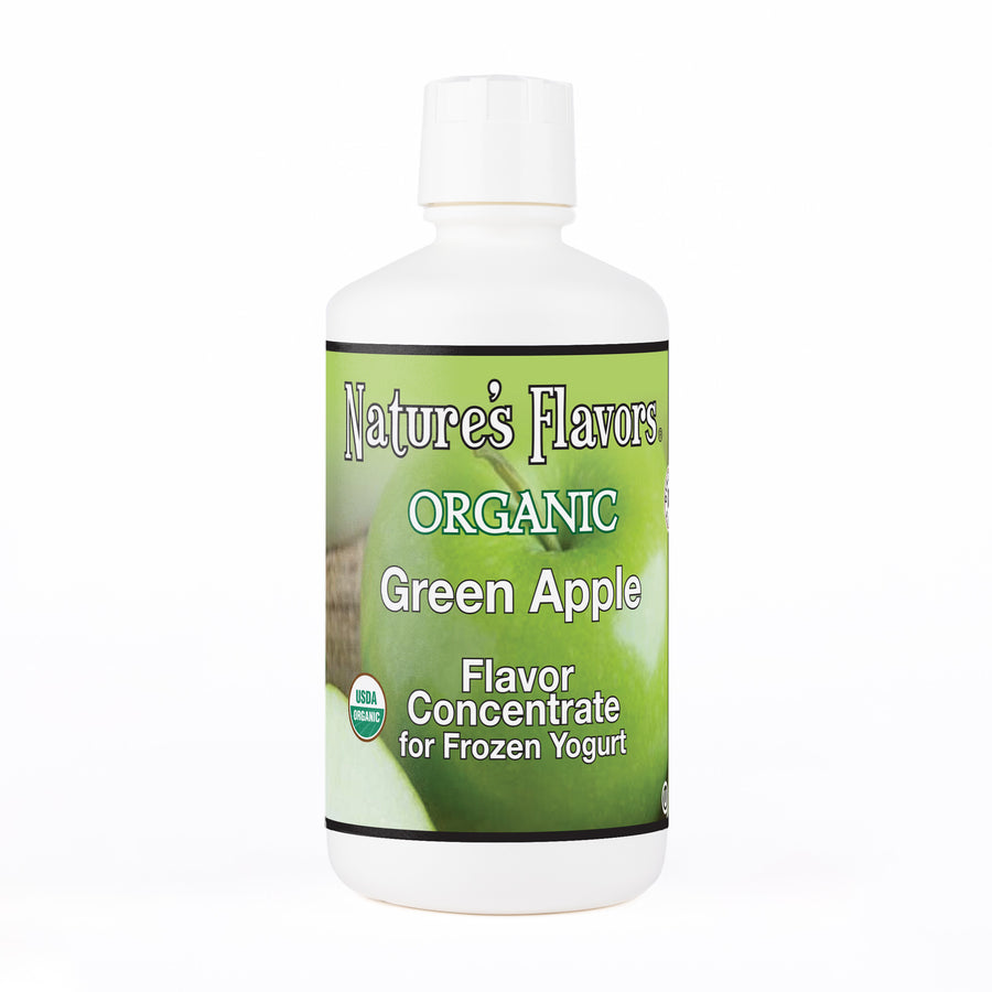 Organic Green Apple Flavor Concentrate Without Diacetyl For Frozen Yogurt