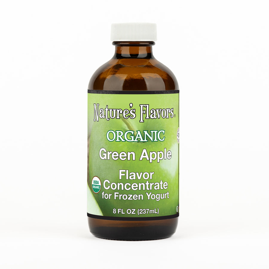 Organic Green Apple Flavor Concentrate Without Diacetyl For Frozen Yogurt