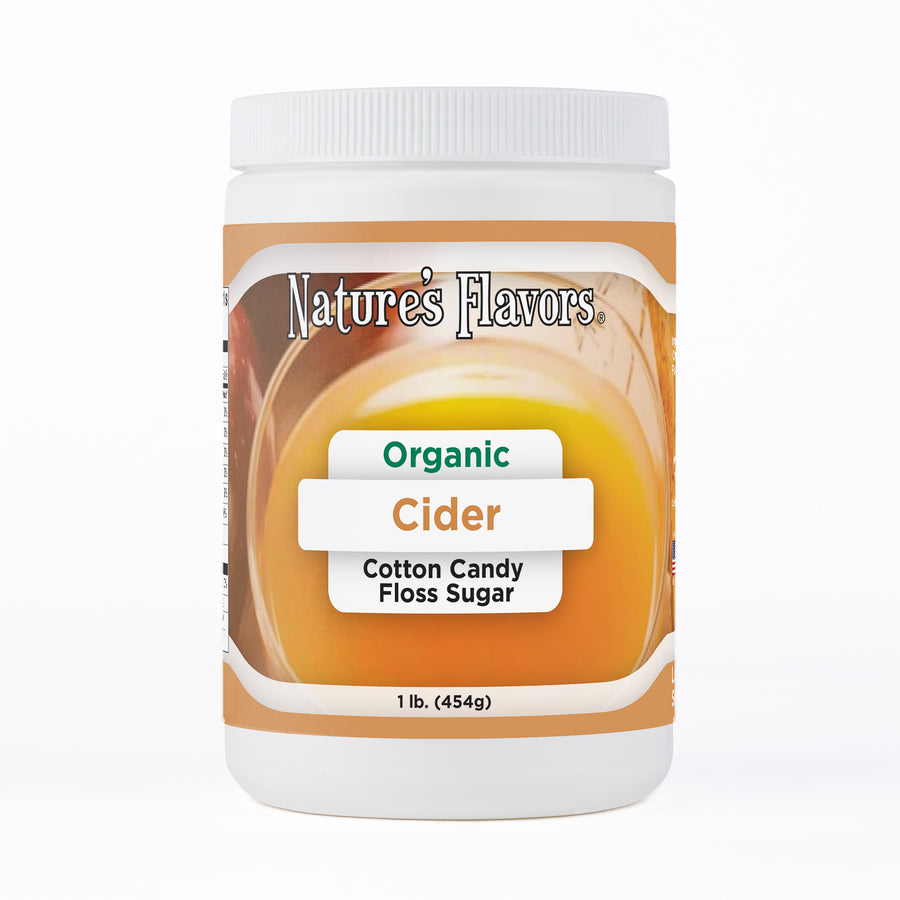 Cider Cotton Candy Floss Sugar, Organic