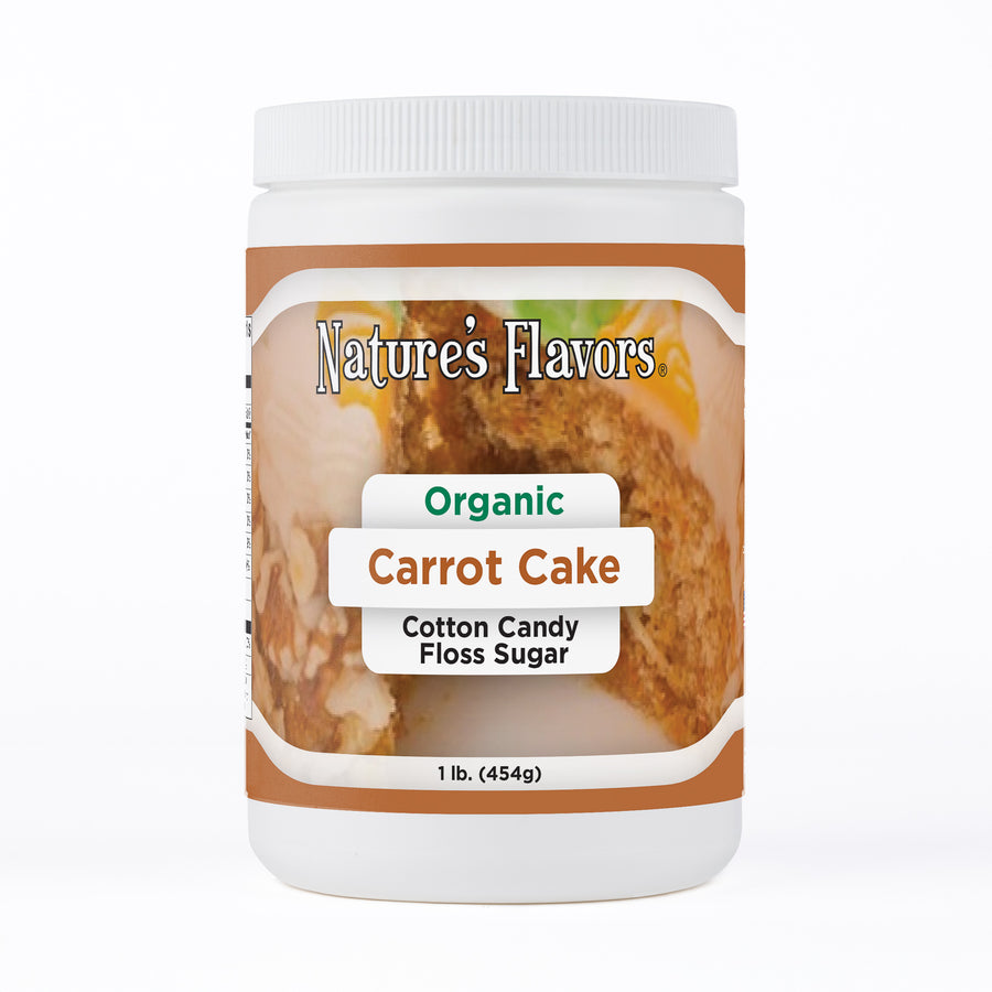 Carrot Cake Cotton Candy Floss Sugar, Organic