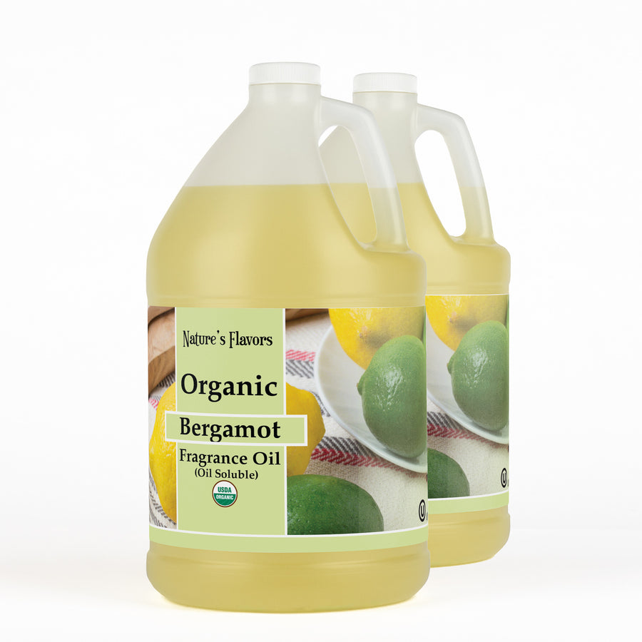 Bergamot Fragrance Oil (Oil Soluble), Organic