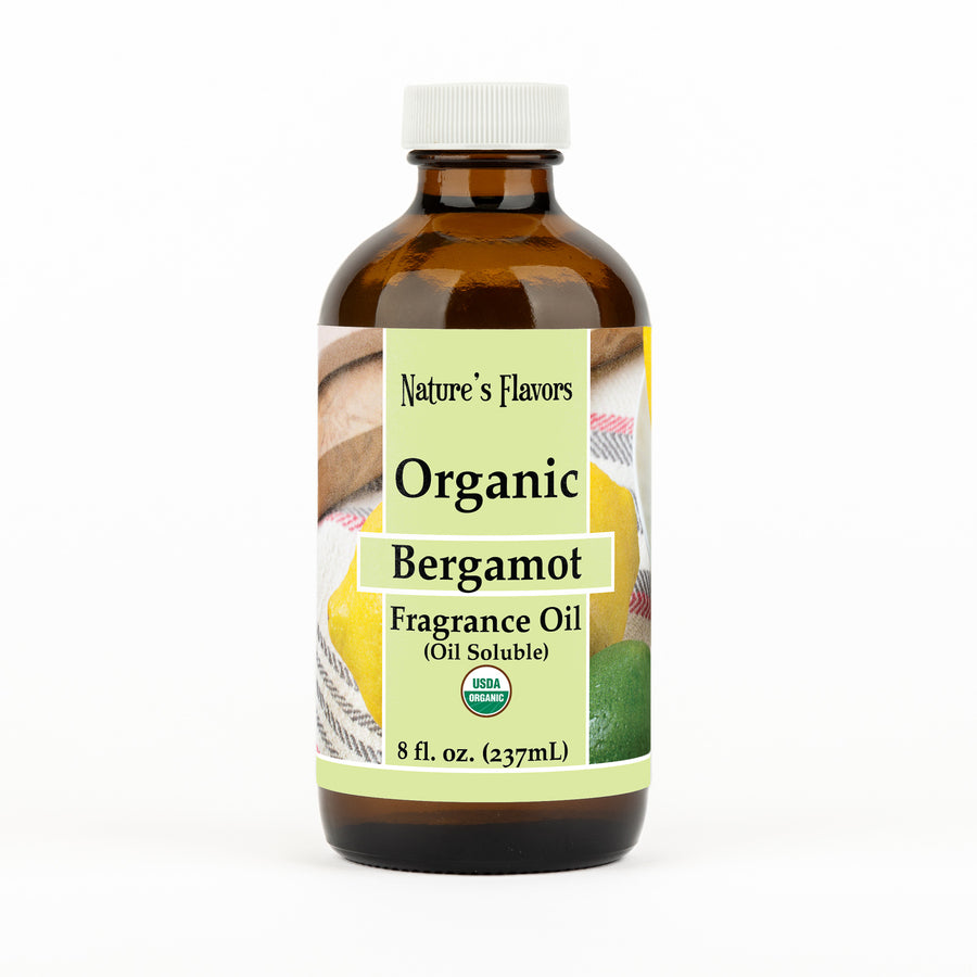 Bergamot Fragrance Oil (Oil Soluble), Organic