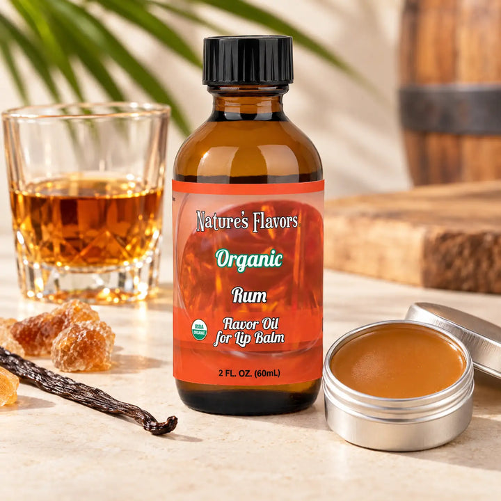 Organic Rum Flavor Oil for Lip Balm