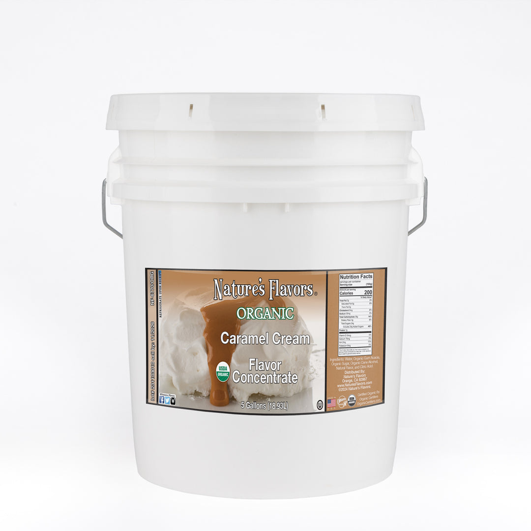Caramel Cream Flavor Concentrate, Organic