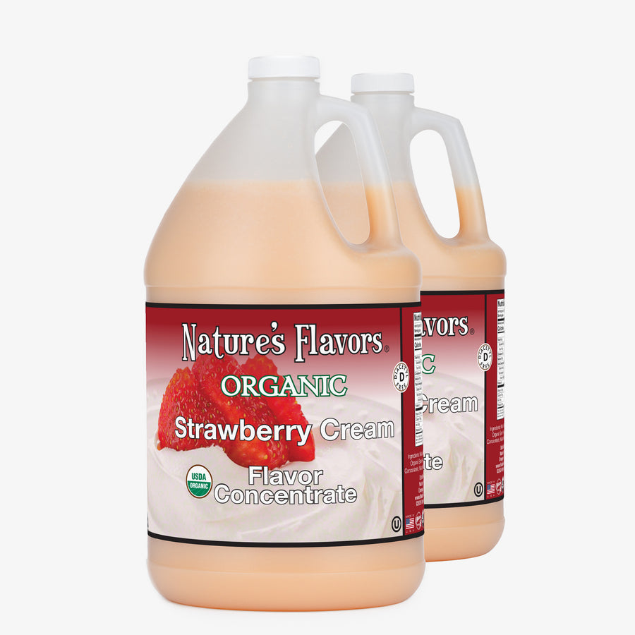 Strawberry Cream Flavor Concentrate, Organic