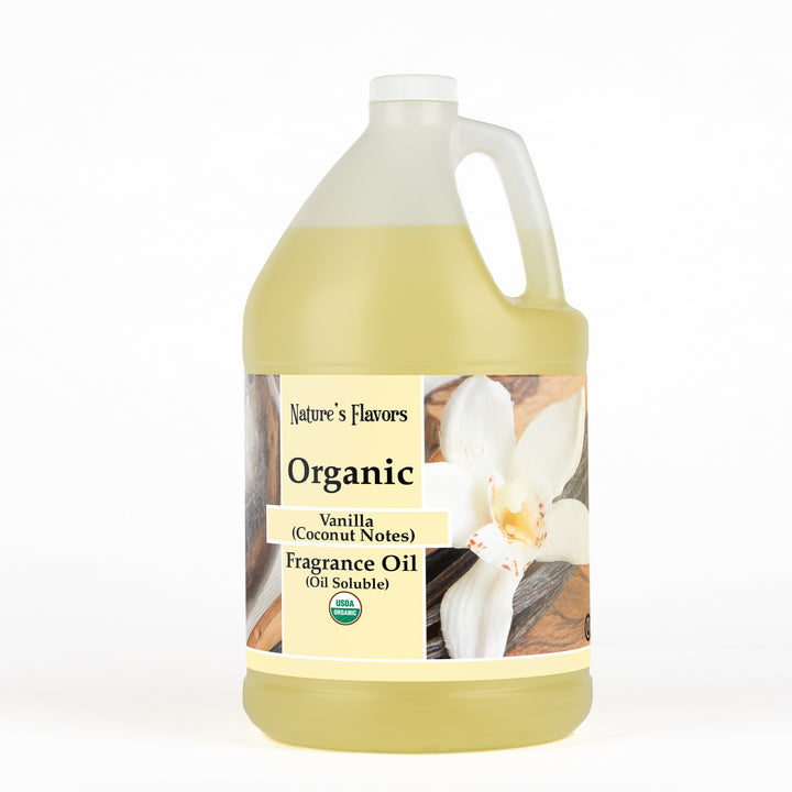 Vanilla Fragrance Oil (Coconut Notes) (Oil Soluble), Organic