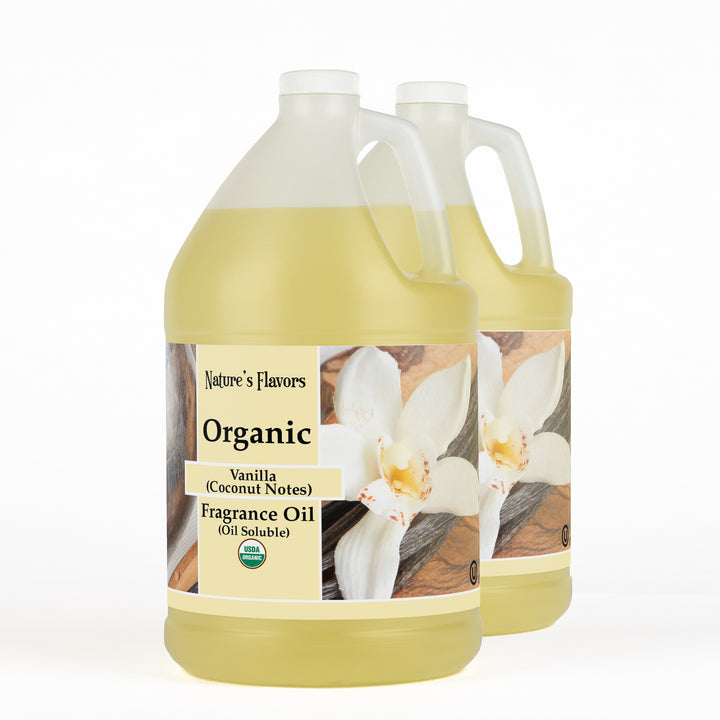 Vanilla Fragrance Oil (Coconut Notes) (Oil Soluble), Organic
