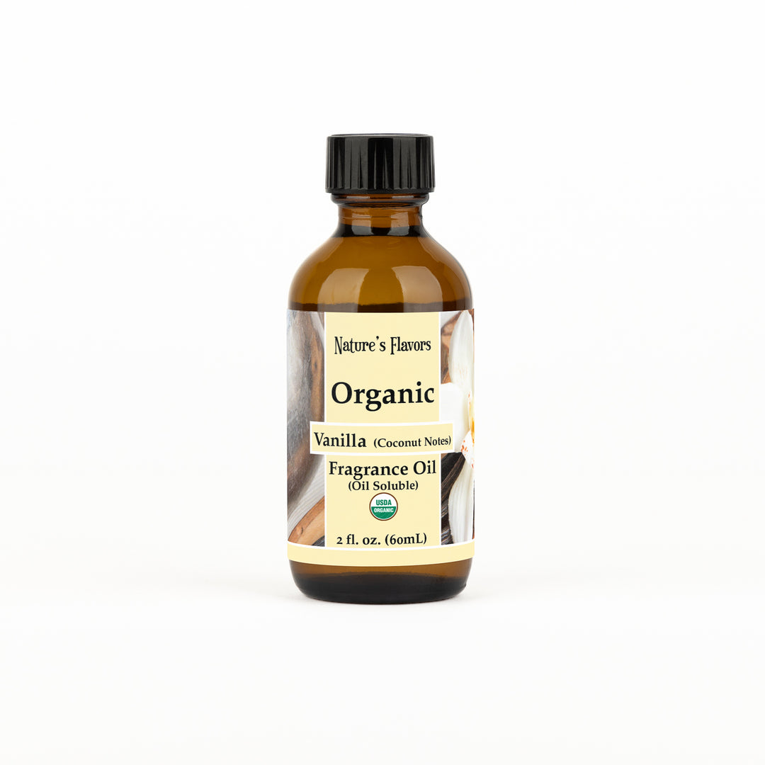 Vanilla Fragrance Oil (Coconut Notes) (Oil Soluble), Organic