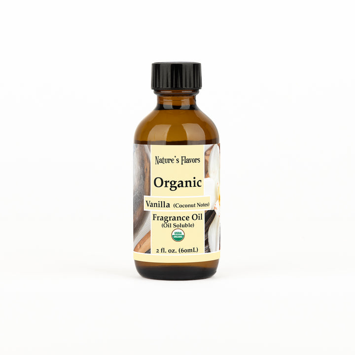 Vanilla Fragrance Oil (Coconut Notes) (Oil Soluble), Organic