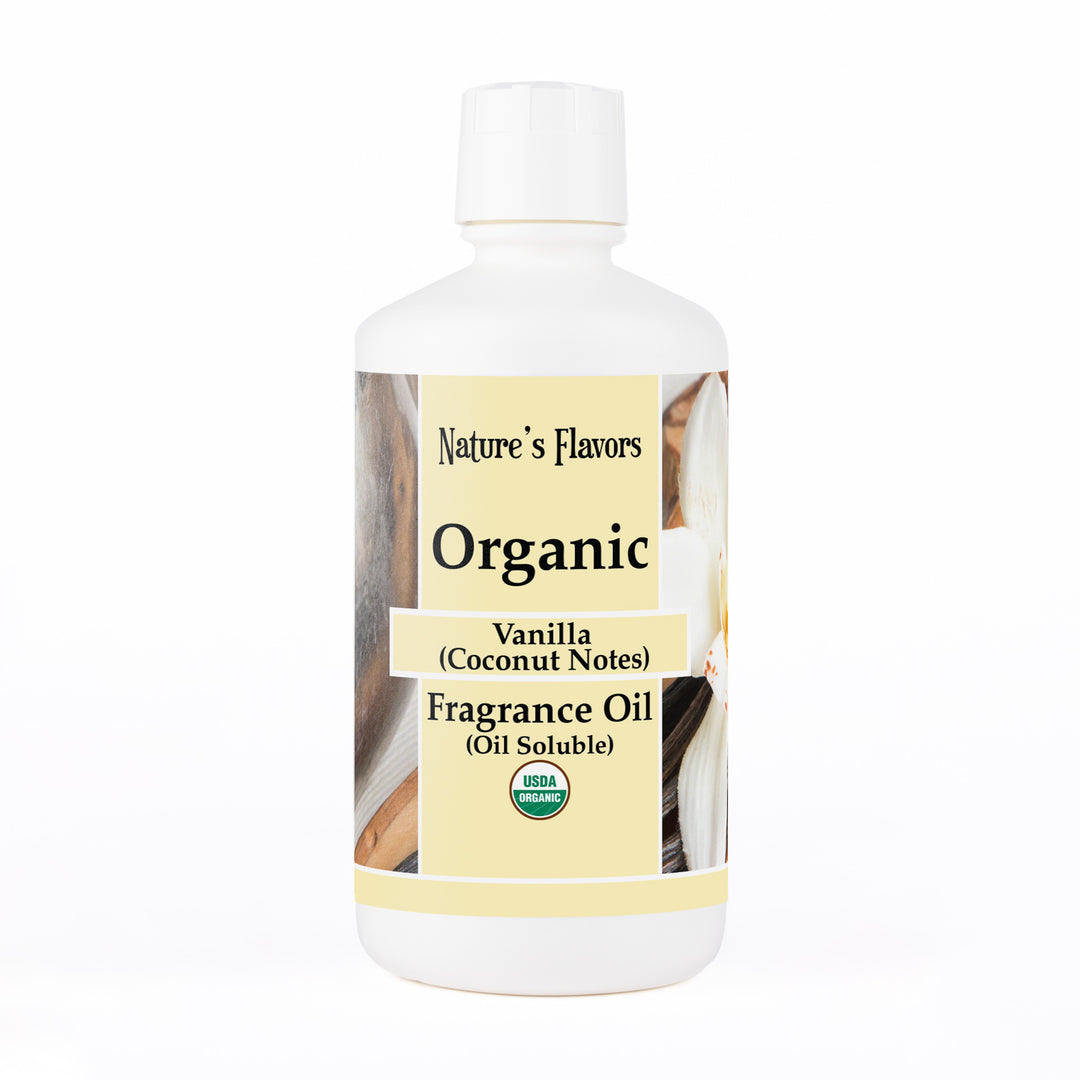 Vanilla Fragrance Oil (Coconut Notes) (Oil Soluble), Organic