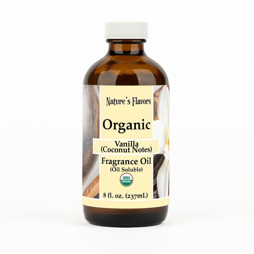 Vanilla Fragrance Oil (Coconut Notes) (Oil Soluble), Organic
