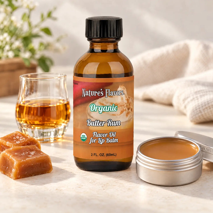 Organic Butter Rum Flavor Oil for Lip Balm