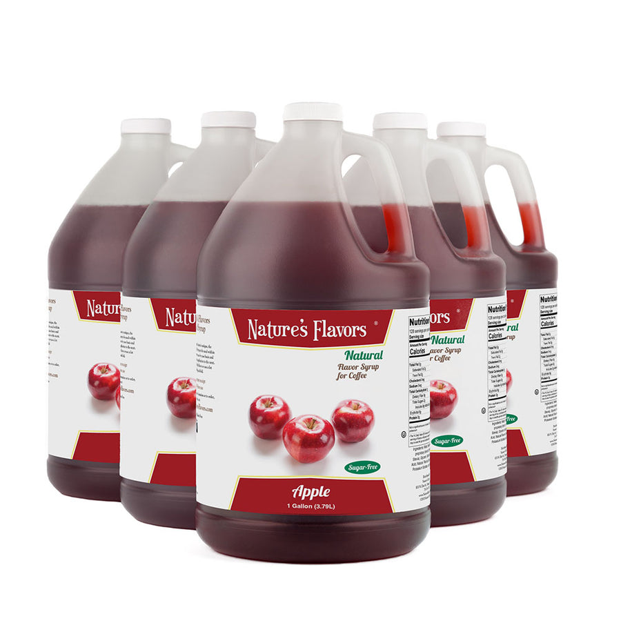5 gal Apple coffee syrup sugar free