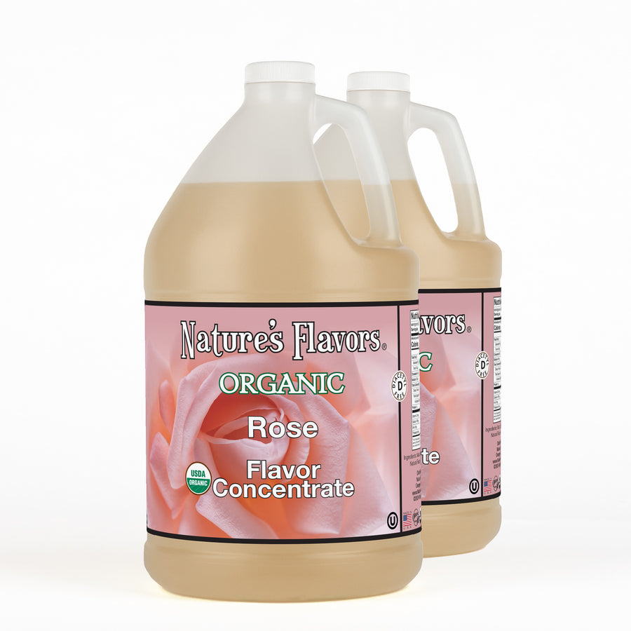 Organic Rose Flavor Concentrate Without Diacetyl