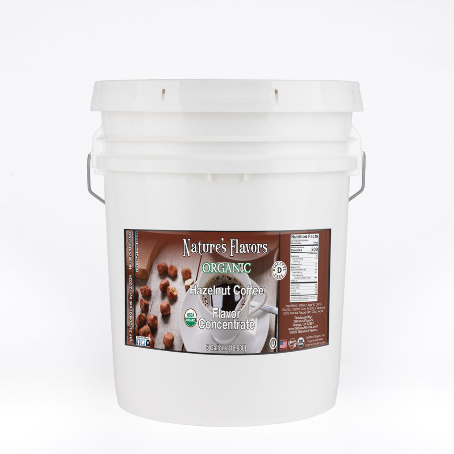 Organic Hazelnut Coffee Flavor Concentrate Without Diacetyl