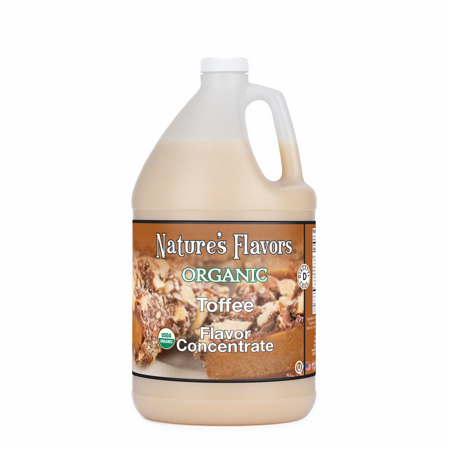 Organic Toffee Flavor Concentrate Without Diacetyl