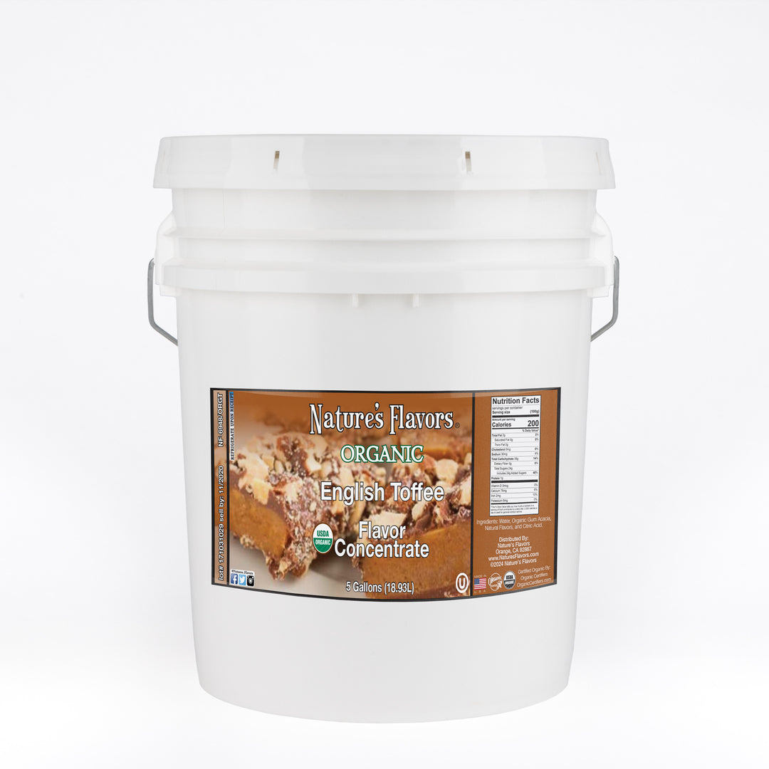 English Toffee Flavor Concentrate, Organic