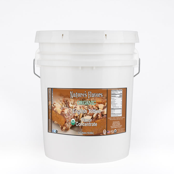 English Toffee Flavor Concentrate, Organic