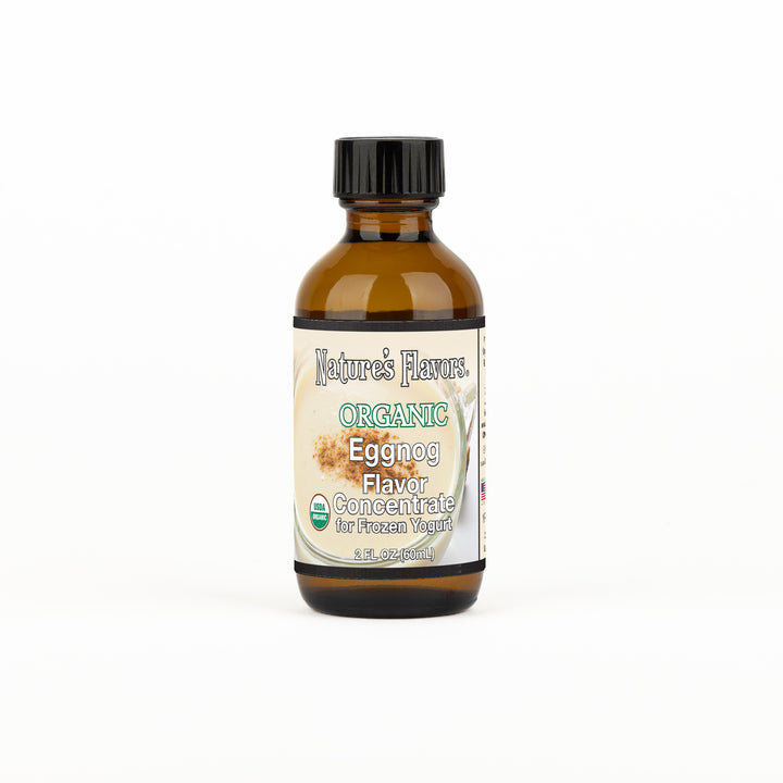 Organic Eggnog Flavor Concentrate For Frozen Yogurt 2oz