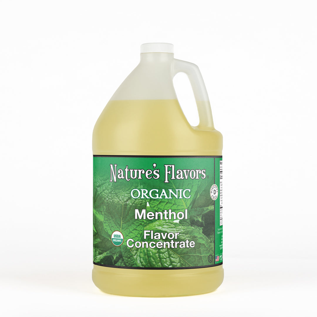Organic Menthol Flavor Concentrate Without Diacetyl