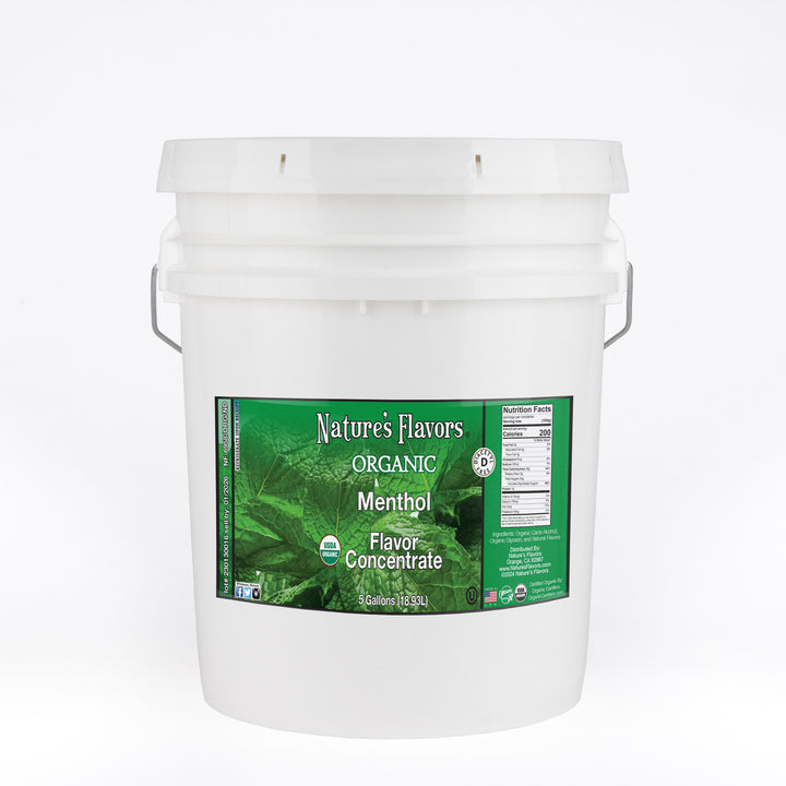 Organic Menthol Flavor Concentrate Without Diacetyl