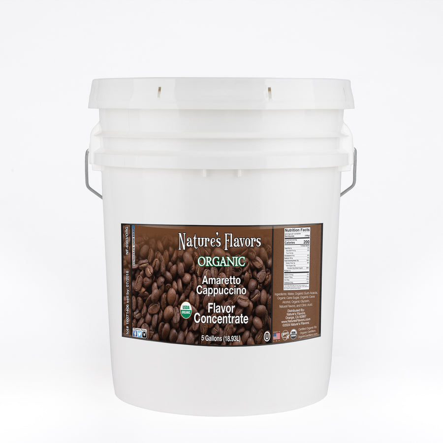 Amaretto Cappuccino Flavor Concentrate, Organic