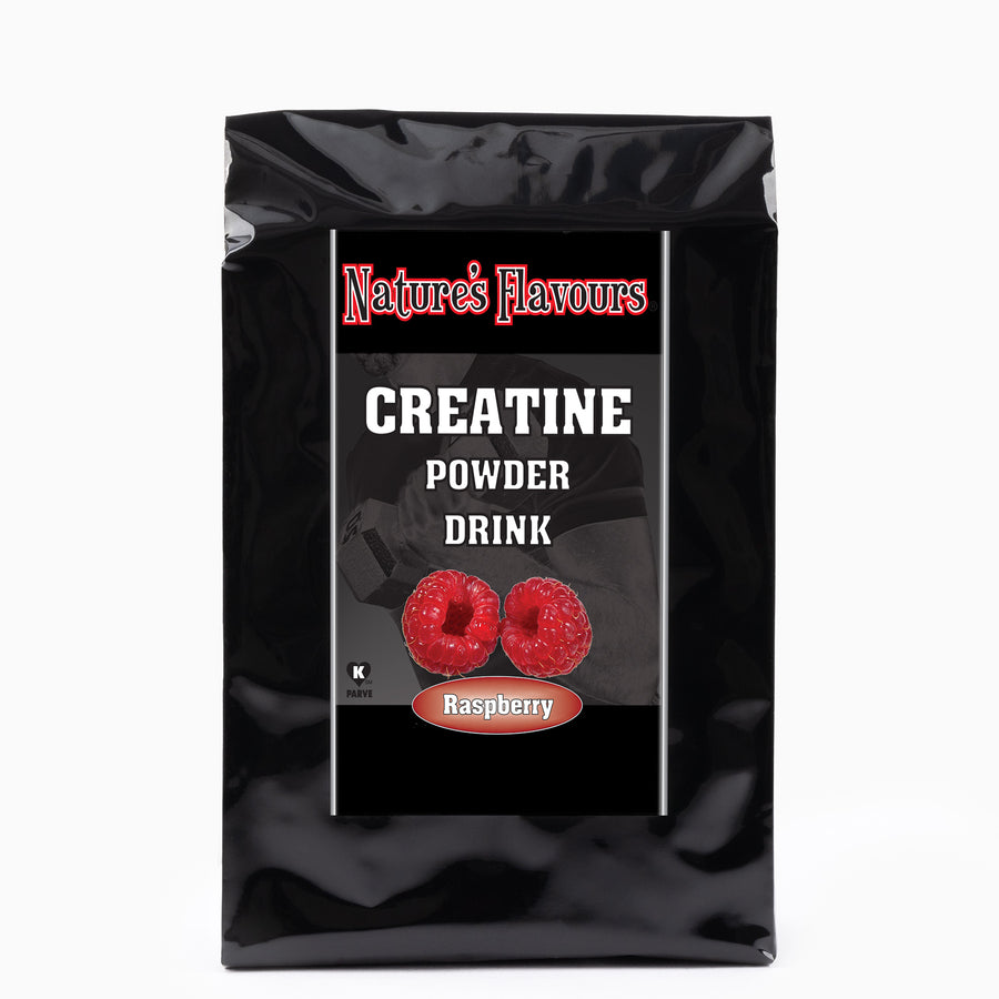 Instant Creatine Powder Drink - Raspberry (Kosher,Gluten Free, Vegan)