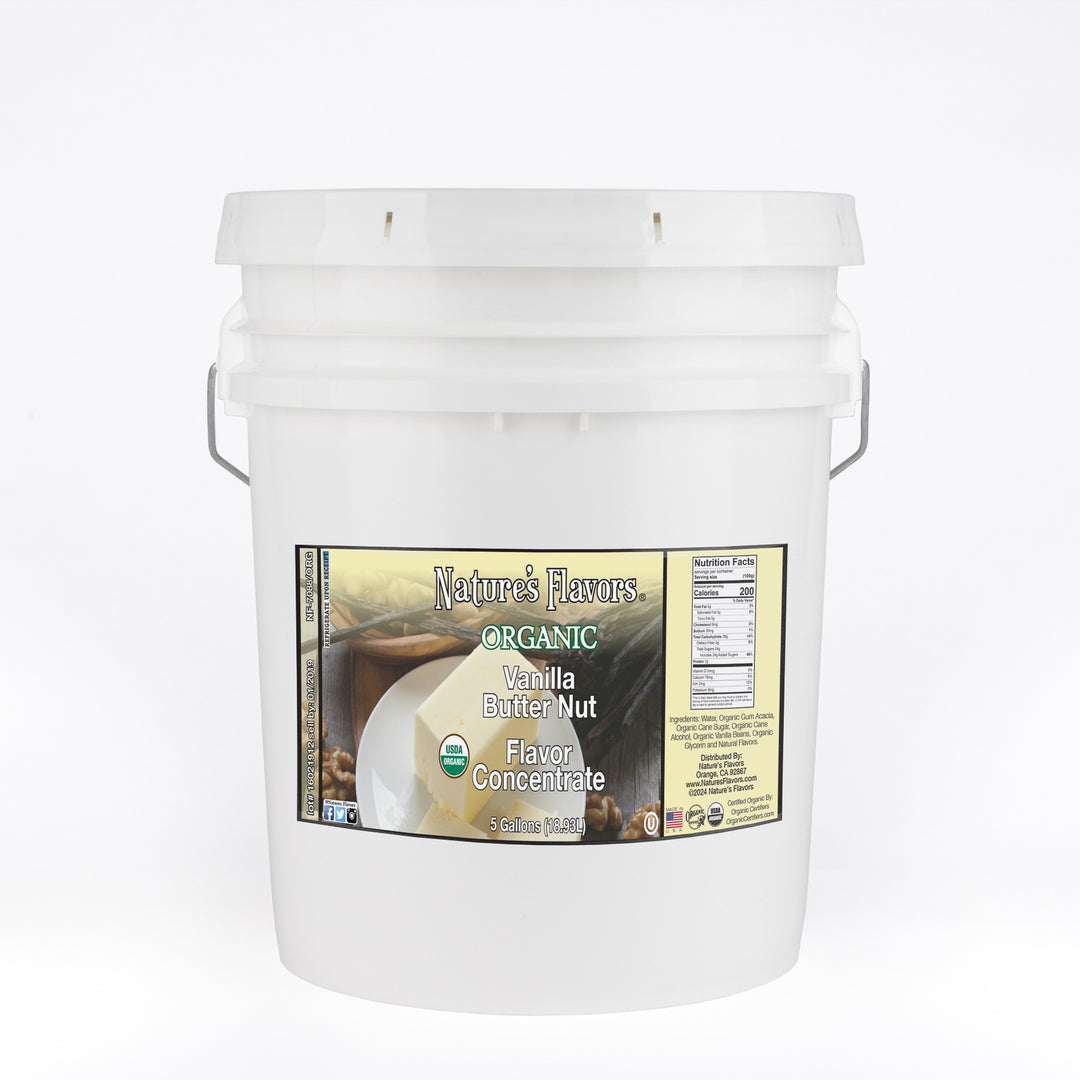 Vanilla Butter Nut Flavor Concentrate, Organic