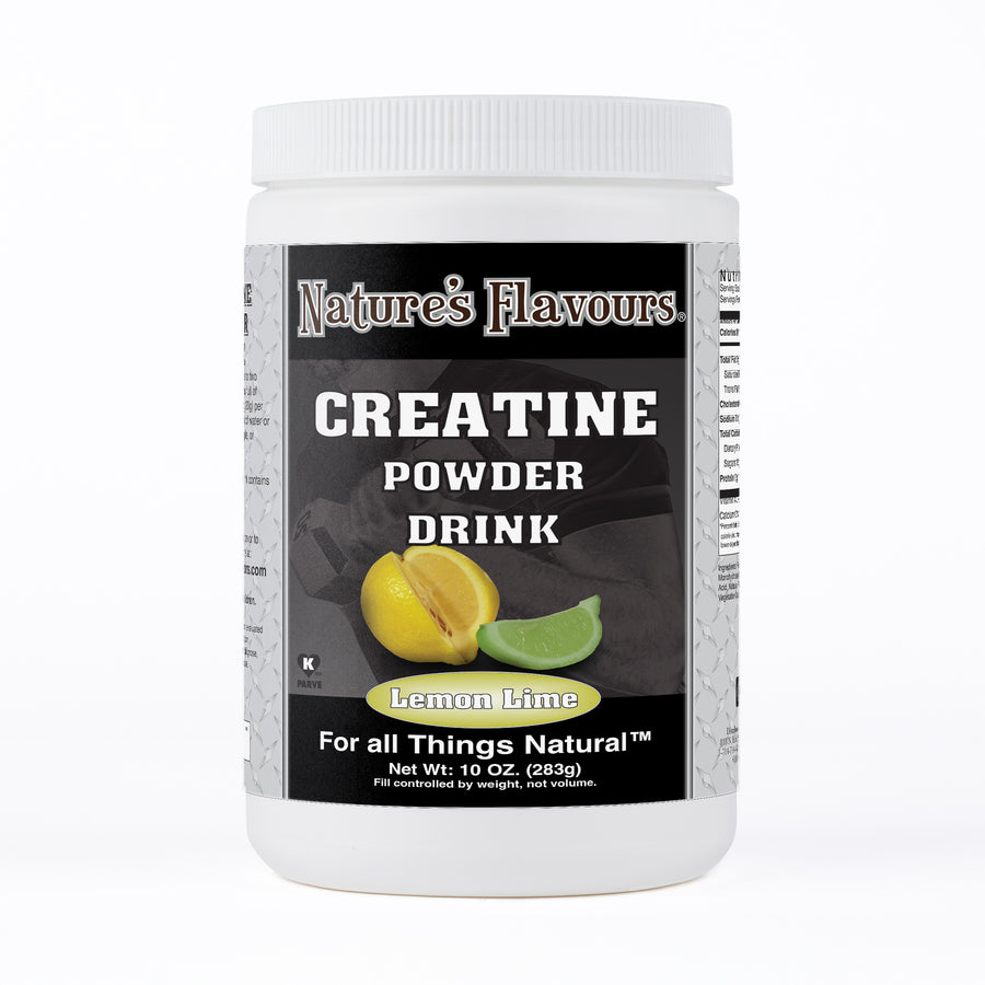 Instant Creatine Powder Drink - Lemon Lime (Kosher,Gluten Free, Vegan)