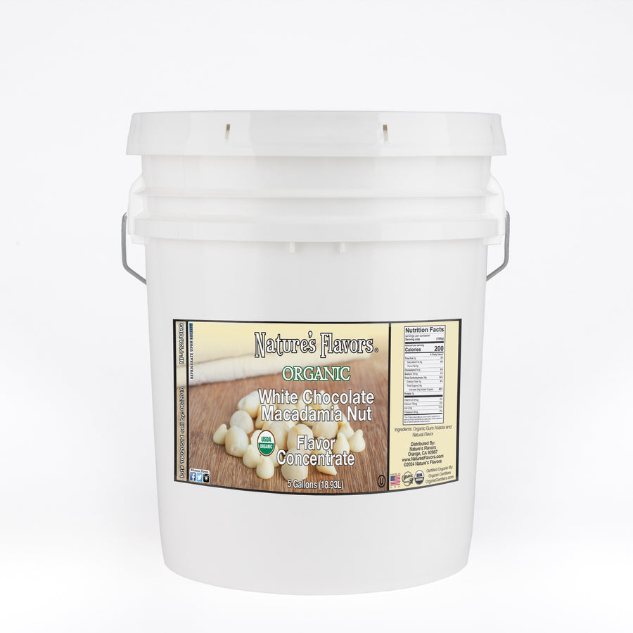 White Chocolate Macadamia Nut Flavor Concentrate, Organic