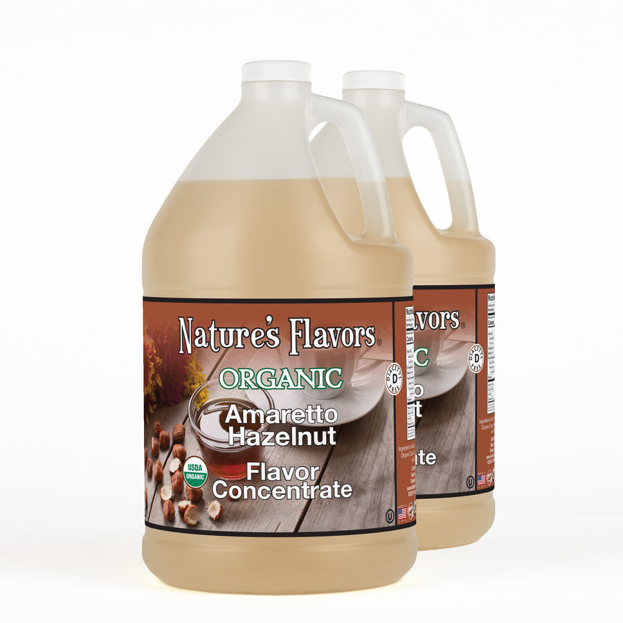 Organic Amaretto Hazelnut Flavor Concentrate Without Diacetyl