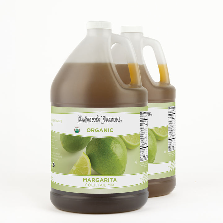 2 Gallon Organic Margarita Cocktail Mix Syrup