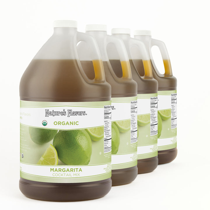 4 Gallon Organic Margarita Cocktail Mix Syrup
