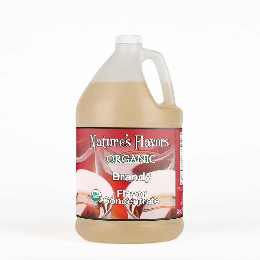 Brandy Flavor Concentrate, Organic 1gal