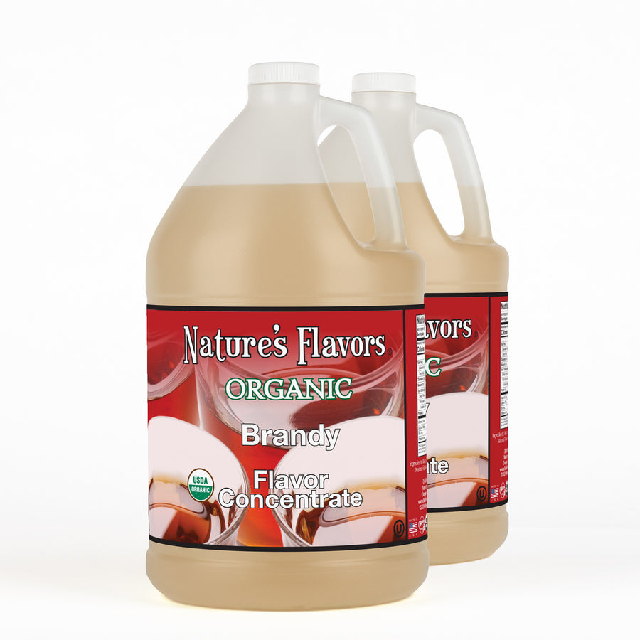 Brandy Flavor Concentrate, Organic 2gal