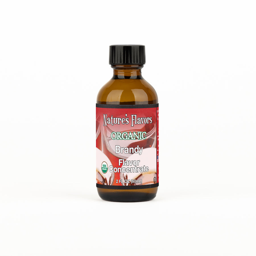 Brandy Flavor Concentrate, Organic 2oz