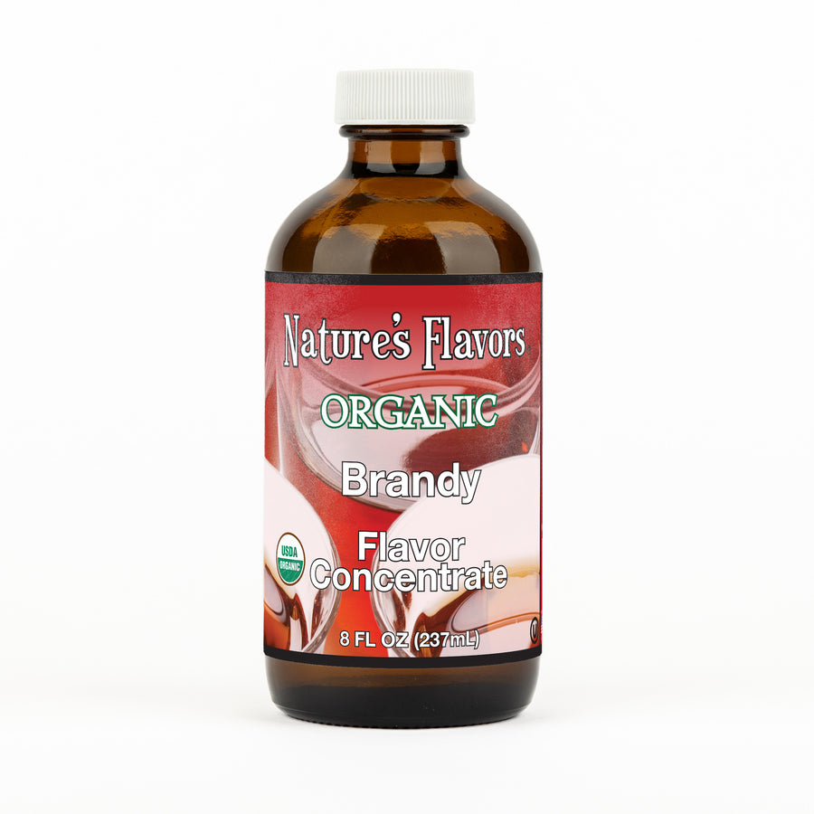 Brandy Flavor Concentrate, Organic 8oz