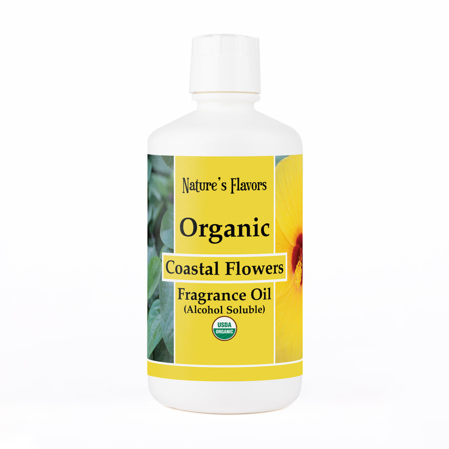 Coastal Flowers Fragrance Oil (Alcohol Soluble), Organic