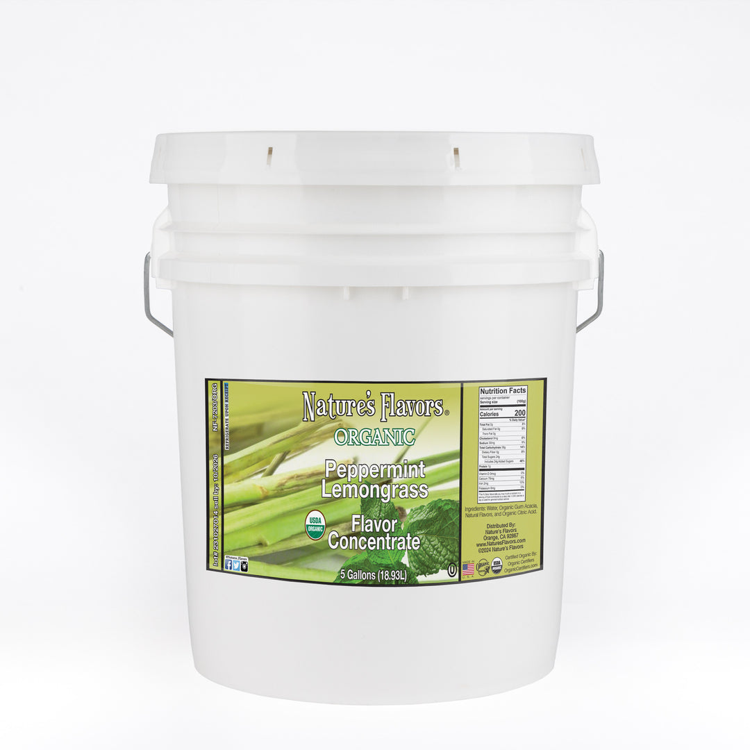 Peppermint Lemongrass Flavor Concentrate, Organic