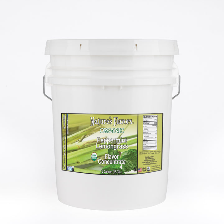 Peppermint Lemongrass Flavor Concentrate, Organic