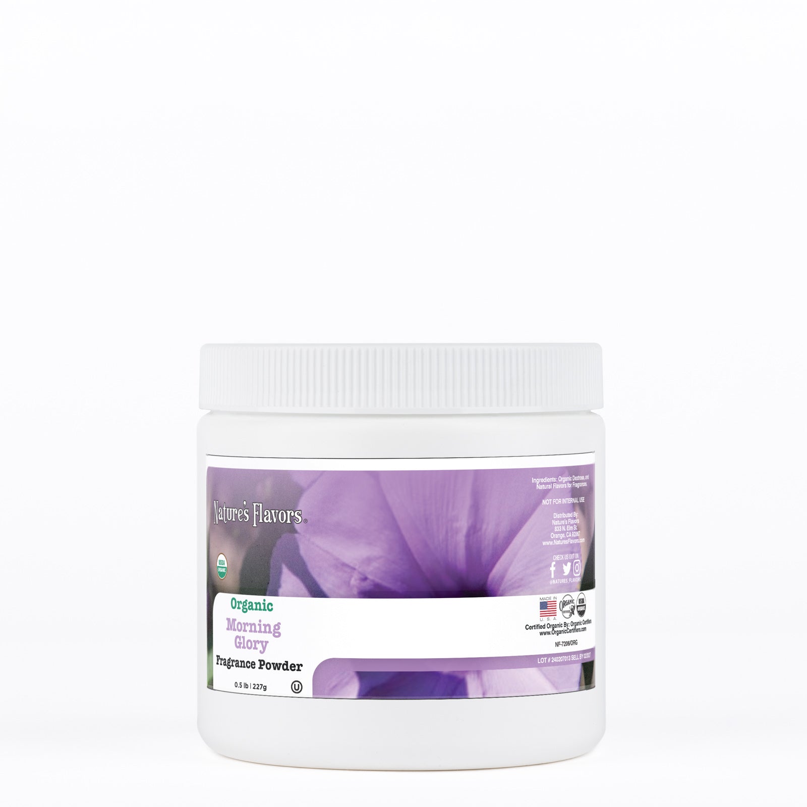 Organic Morning Glory Fragrance Powder – Nature's Flavors
